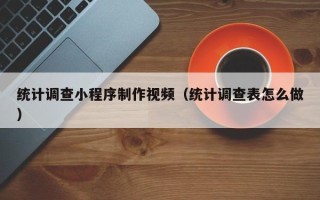 昭通统计调查小程序制作视频（统计调查表怎么做）